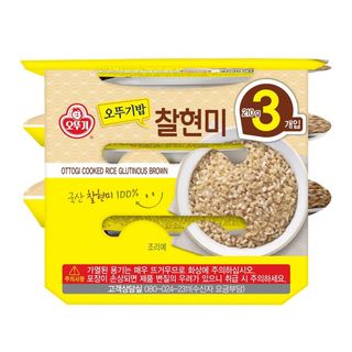 오뚜기 찰 현미밥 210G*3입