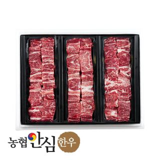 [선물세트] 농협안심한우 갈비 냉동세트 2.7KG