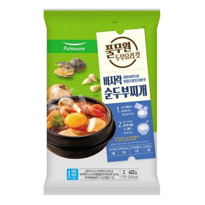 [Express] 풀무원 바지락육수가들어있는 해물 순두부 찌개 602G