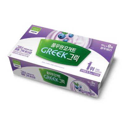 풀무원다논 그릭요거트 블루베리 90G*8입