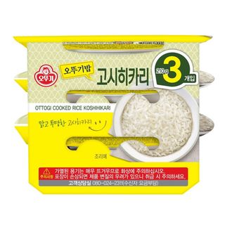 오뚜기 고시히카리 210G*3입