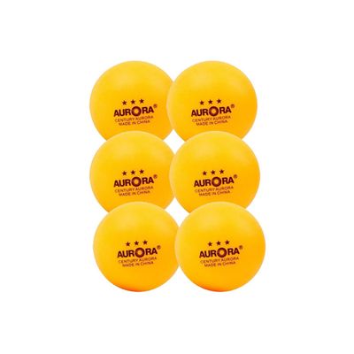 [신상품] 오로라 3성 탁구공 6개입