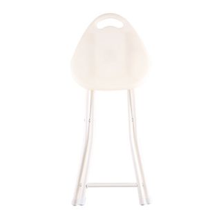 홈플러스시그니처 심플손잡이 접이식스툴 크림화이트