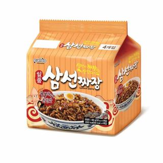 팔도 일품 삼선 짜장라면 120G*4입