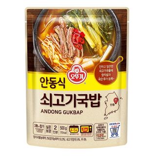 오뚜기 안동식 쇠고기국밥 500G