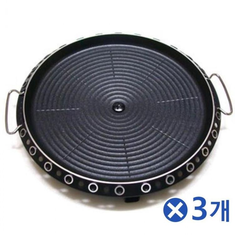 이중구조 원형불판 세트x3개 삼겹살불판 고기구이판 | 홈플러스 택배배송