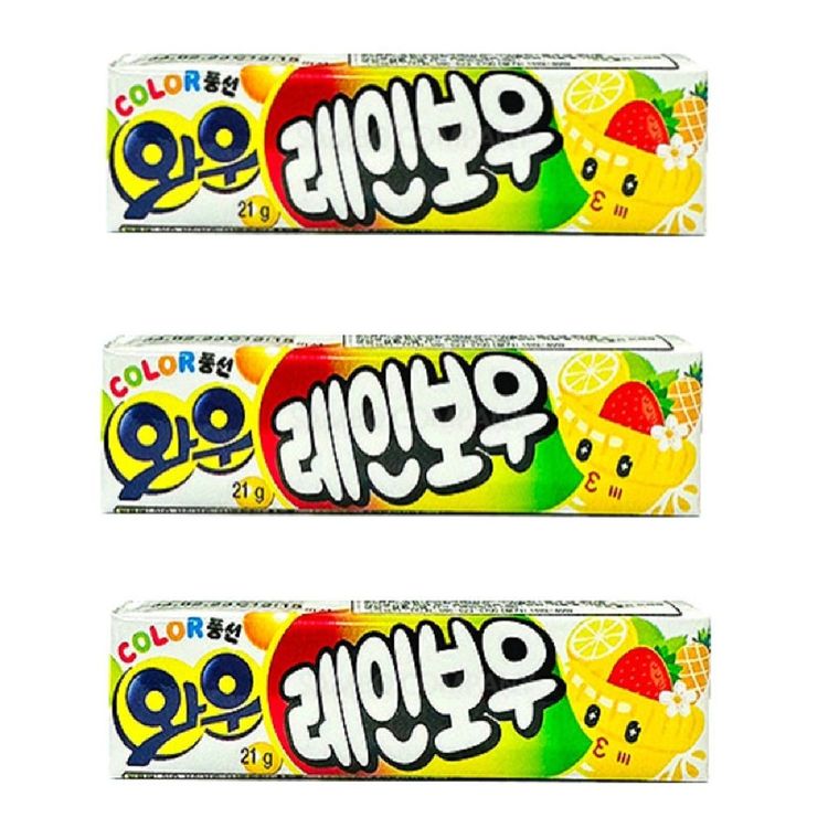 와우레인보우 와우풍선껌 새콤달콤과일맛풍선껌 3개 | 홈플러스 판매자택배