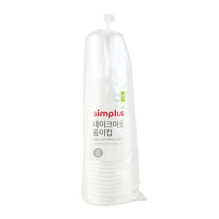 simplus 테이크아웃 종이컵 473ML*25P | 홈플러스