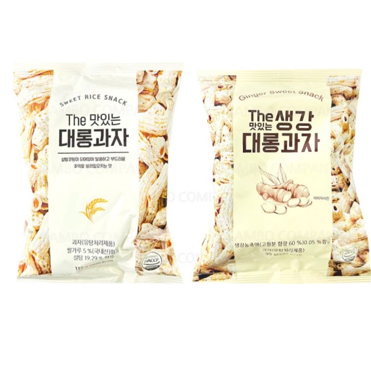 The 맛있는대롱과자세트 대롱 1개 +생강대롱 1개 | 홈플러스 택배배송