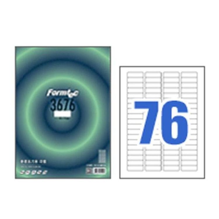 100매 폼텍 76칸 40x14mm LS-3676 분류표기용 라벨 | 홈플러스 택배배송