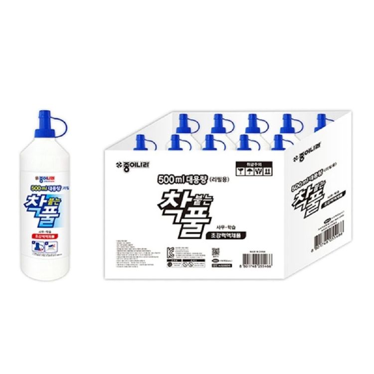 종이나라 5000 착붙는풀 착풀 500ml 갑(10개 | 홈플러스 택배배송