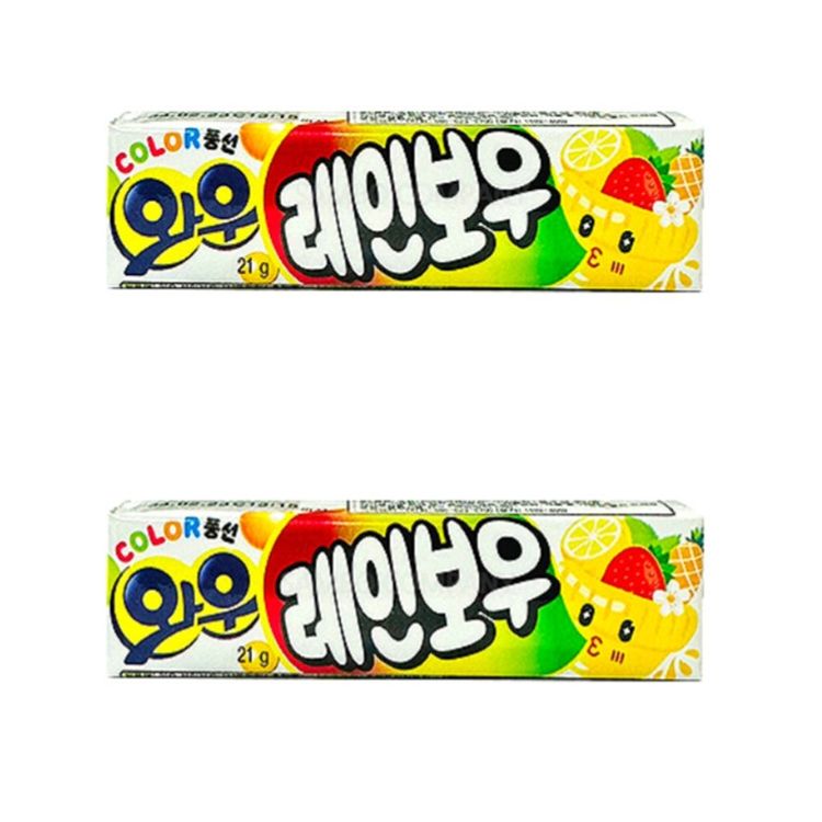 와우 레인보우 와우 풍선껌 새콤달콤과일맛풍선껌 2개 | 홈플러스 택배배송