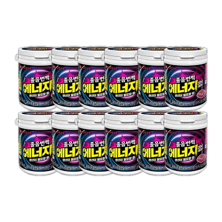 롯데제과 졸음번쩍 에너지껌 87g x 6개 x 2볼 | 홈플러스 택배배송