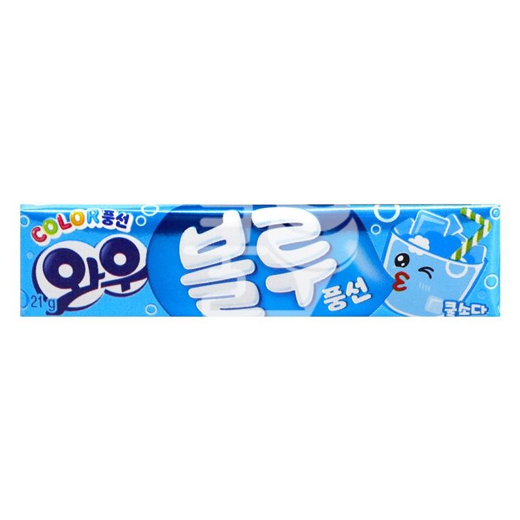 와우 블루 풍선껌 쿨소다 21g x 3개 | 홈플러스 판매자택배