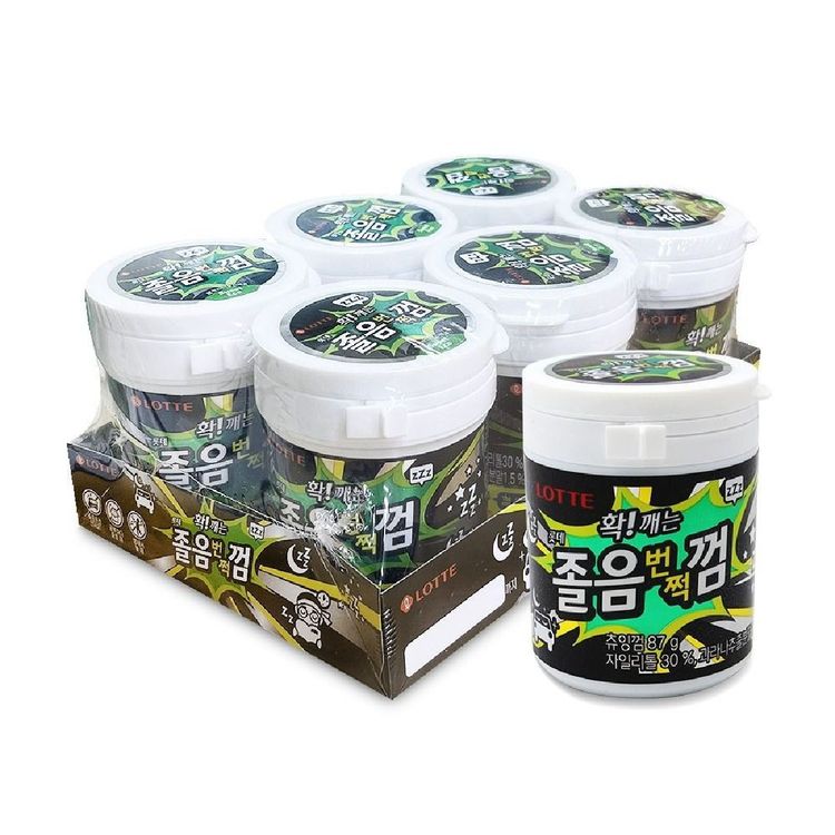 프링글스 롯데 졸음 번쩍 껌 87g x 6개 1통 | 홈플러스 판매자택배
