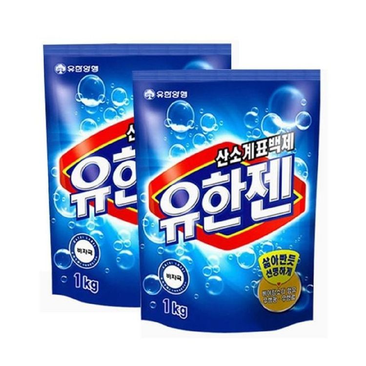 표백 유한젠 산소표백제 리필 1kg+1kg | 홈플러스 판매자택배