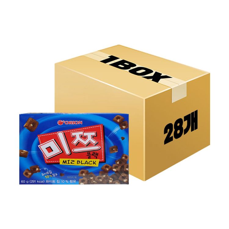 오리온 미쯔 블랙 60g x 28개 x 1박스 | 홈플러스 택배배송