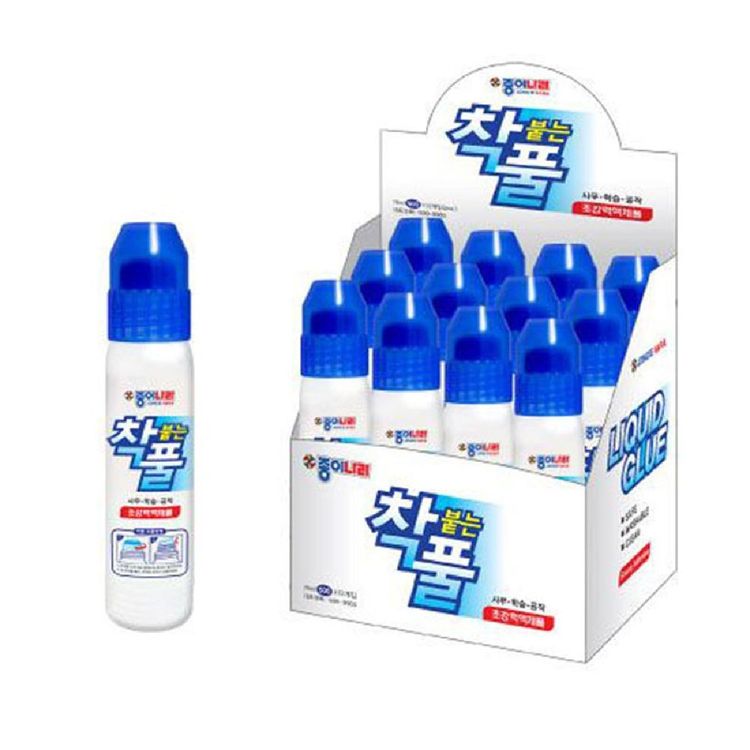 종이나라 n8241BB24D6 착붙는풀 70ml 12개입 1P 착풀 물풀 학습용 | 홈플러스 판매자택배