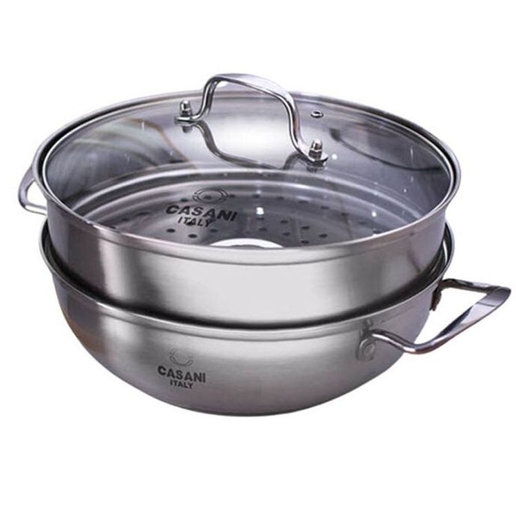 까사니 찜기 찜솥 2단 찜냄비 찜통 채반 스티머 30cm | 홈플러스 판매자택배