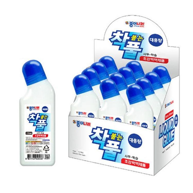잘 붙는 착풀 액상형 액체풀 물풀 170ml (12개입) | 홈플러스 택배배송