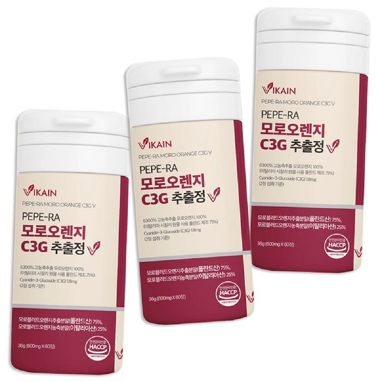 비카인즈 시칠리아 모로블러드오렌지 C3G 추출 180정 | 홈플러스 택배배송