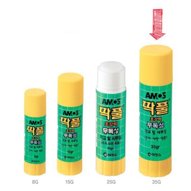 아모스 고체풀 35g 특대 12개입 1갑 대용량 딱풀 | 홈플러스 판매자택배