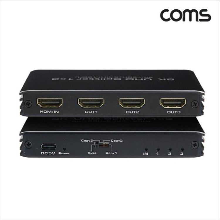 HDMI 분배기 2.1 1대3 8K 60Hz 4K 120Hz 수동스위치 | 홈플러스 판매자택배