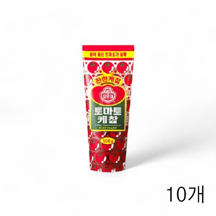 토마토케첩 오뚜기 케찹 500g X 10개 튜브케챂 | 홈플러스 판매자택배