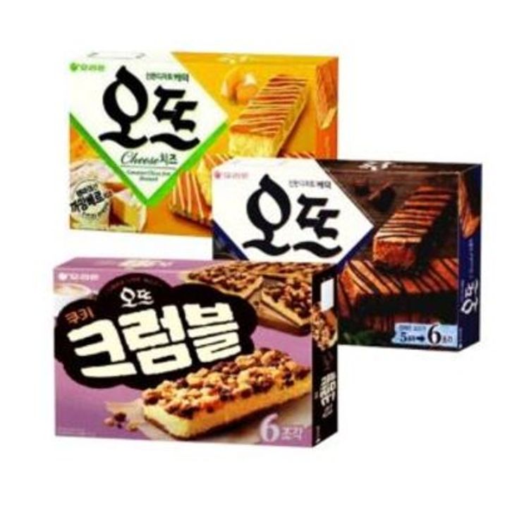 오리온 오뜨 쇼콜라 150g 4개+ 오뜨 치즈 144g 4개 + 오뜨 크럼블 160g 4개 | 홈플러스 택배배송