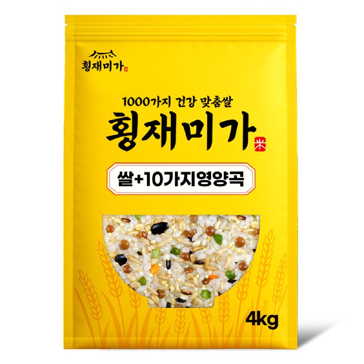 [횡재미가] 10곡 쌀눈 영양담은쌀 (백미80+ 10곡20) 4kg | 홈플러스 판매자택배