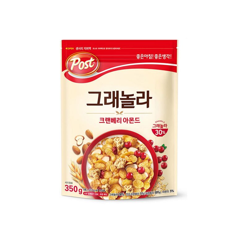 씨리얼 크랜베리 아몬드 그래놀라 350g | 홈플러스 판매자택배