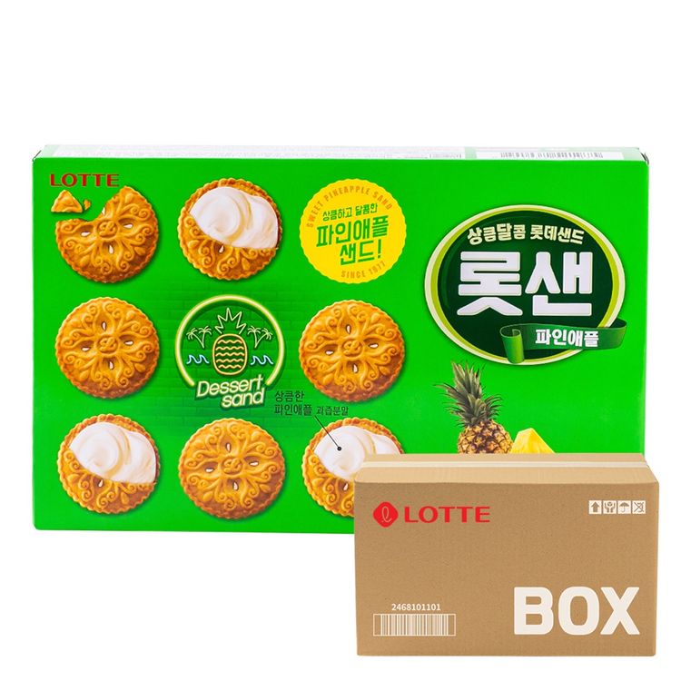 롯데 파인애플 샌드 315g 12입 | 홈플러스 택배배송