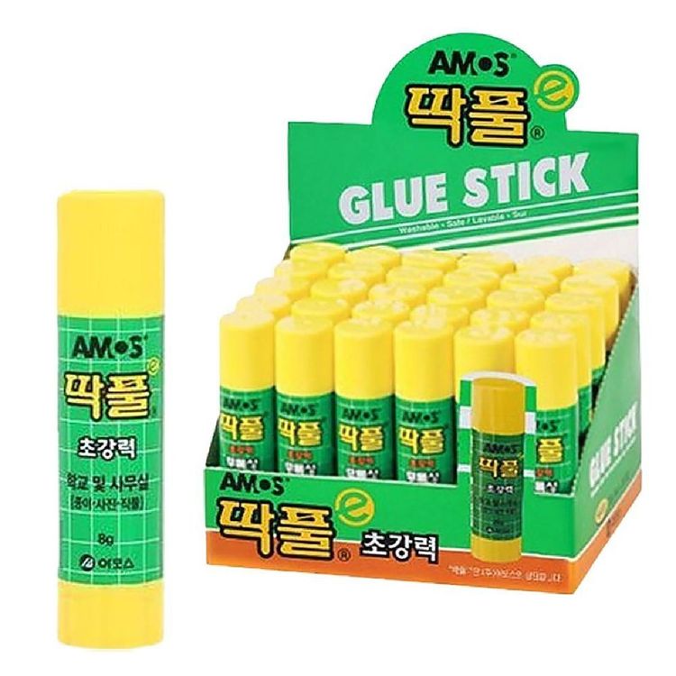 소형딱풀 고체형 다용도 8g 30개 아모스 딱풀 글루 | 홈플러스 판매자택배