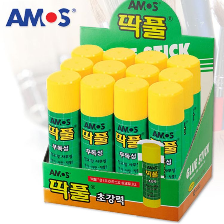 아모스 딱풀 35g 12개입1박스/아모스딱풀/딱풀/고체풀/학용품/학습준비물/접착제 | 홈플러스 택배배송