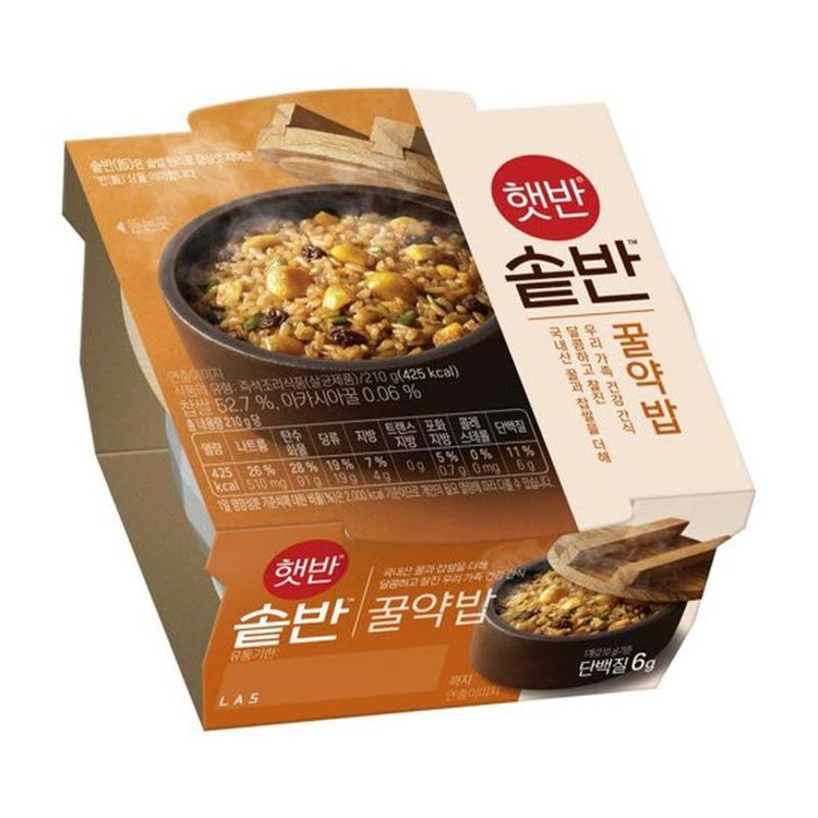 CJ 햇반 솥반 꿀약밥 210g 6개 | 홈플러스 택배배송