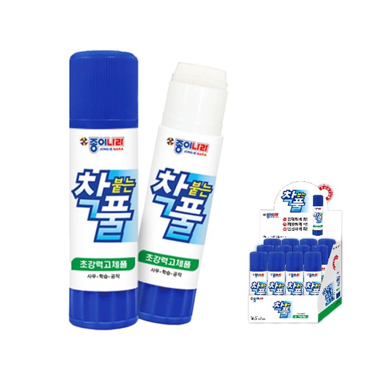 종이나라 착붙는풀 35g 12개 SET 착풀 고체풀 학습용 | 홈플러스 택배배송