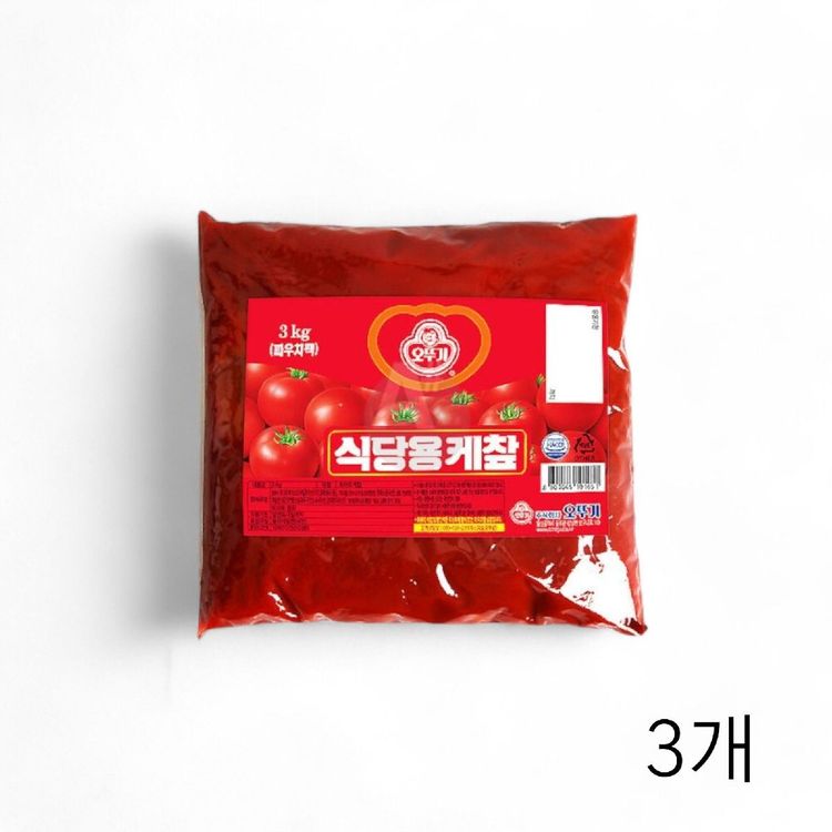 오뚜기 식당용 케찹 3KgX3개 대용량 토마토케첩 | 홈플러스 판매자택배