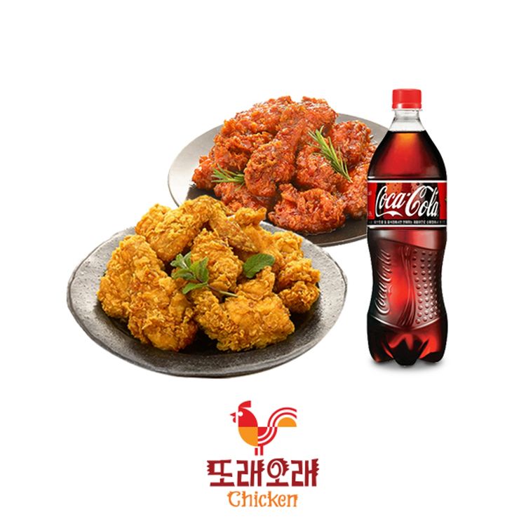 또래오래 갈릭플러스+핫양념치킨+콜라 1.25L | 홈플러스 판매자택배