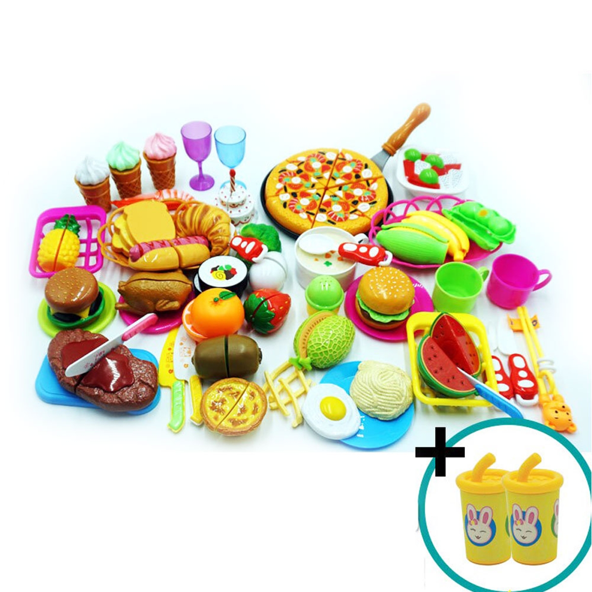 야채 과일 빵 베이커리 소꿉놀이 과일자르기 58종/주방놀이 장난감/역할놀이 소꿉장난감 | 홈플러스 택배배송