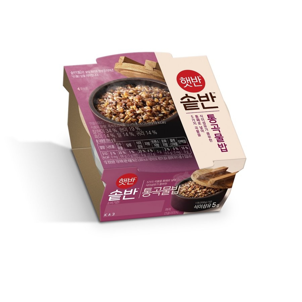 CJ 햇반 솥반 통곡물밥 200G | 홈플러스