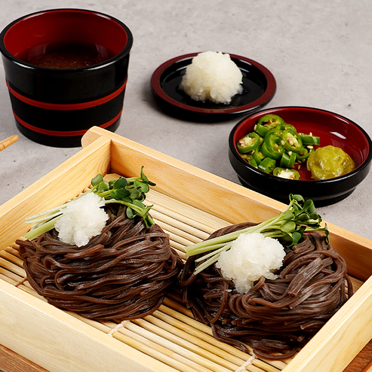 면사랑 냉메밀소바 12인분 메밀면2kg+소바장국10입 | 홈플러스 택배배송