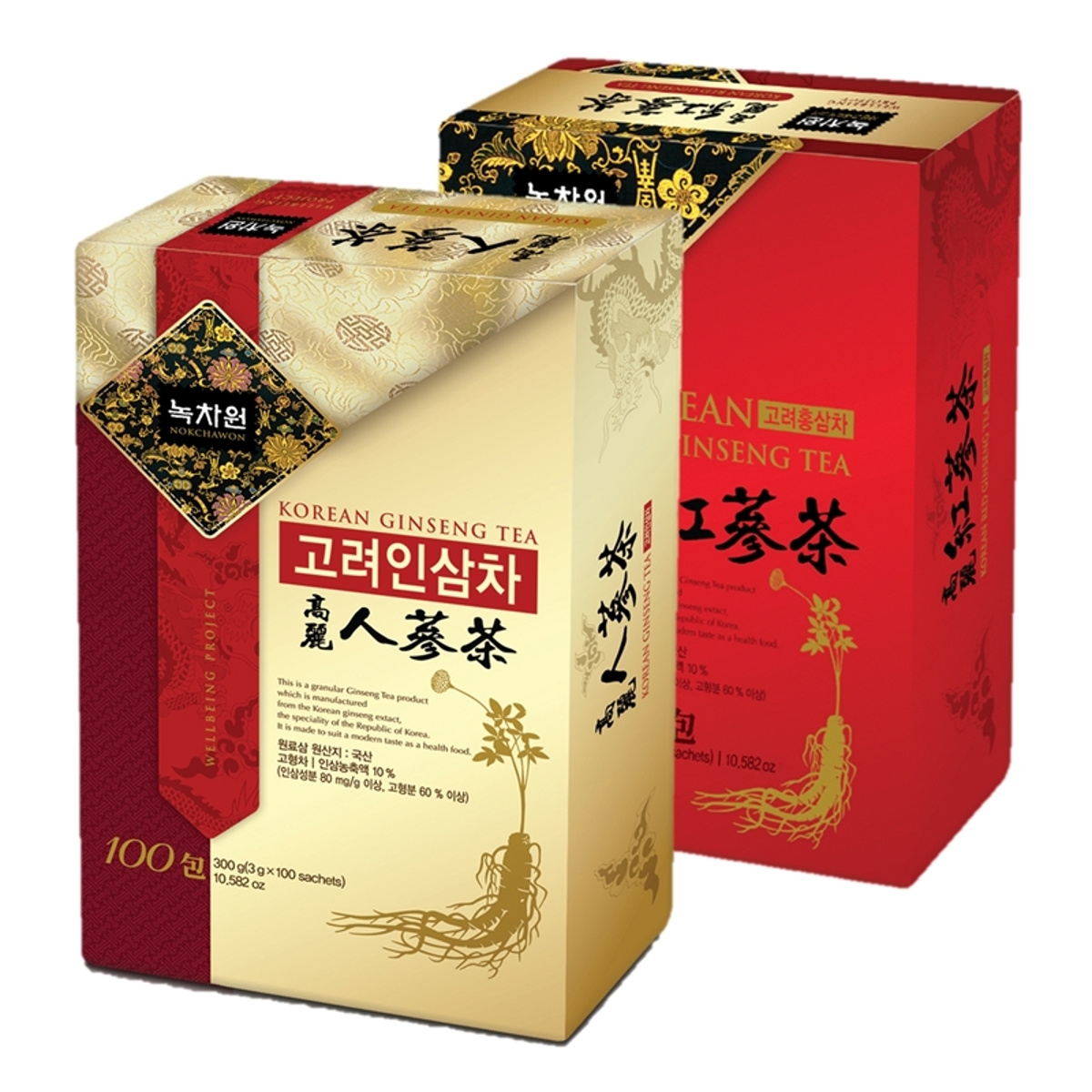 [녹차원] 고려인삼차 100포+고려홍삼차 100포 | 홈플러스 익스프레스