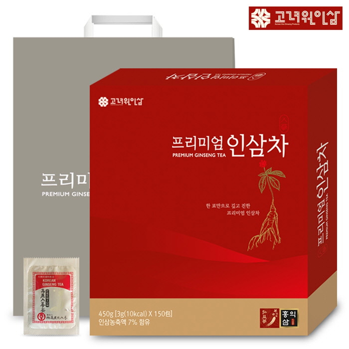 고려원인삼 프리미엄 인삼차 150포+쇼핑백 | 홈플러스 익스프레스