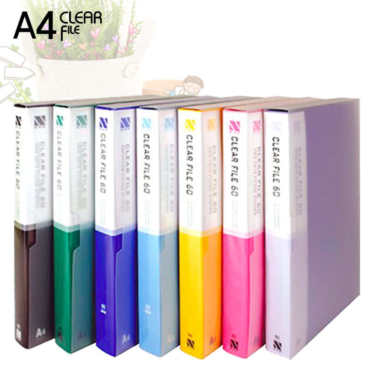 A4클리어화일 60매/A4파일/문서보관화일/클리어파일/A4화일/보험화일 | 홈플러스 익스프레스